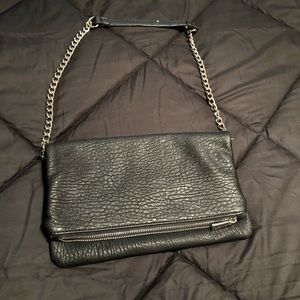 Black express clutch purse